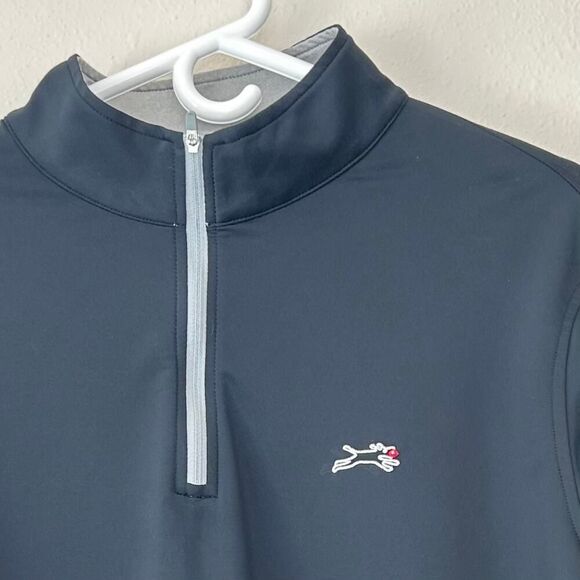 Peter millar Perth Performance Quarter Zip Pull over athletic golf sports L - Picture 3 of 8